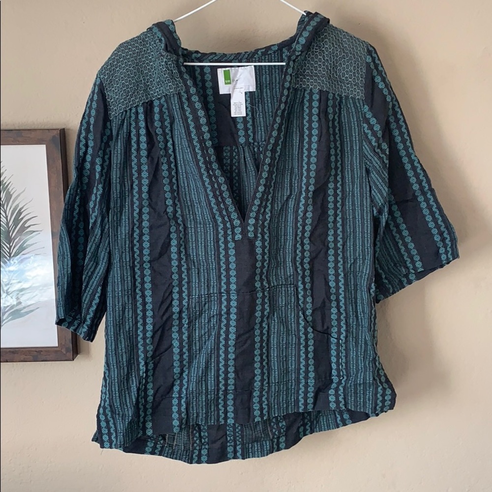 Urban Outfitters Short Sleeve Hooded Poncho